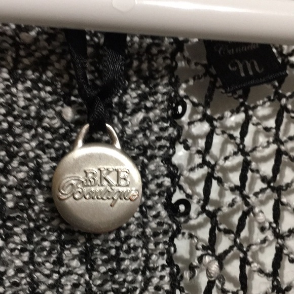 Tank mesh BKE Black Tank Top size Medium - Picture 2 of 4